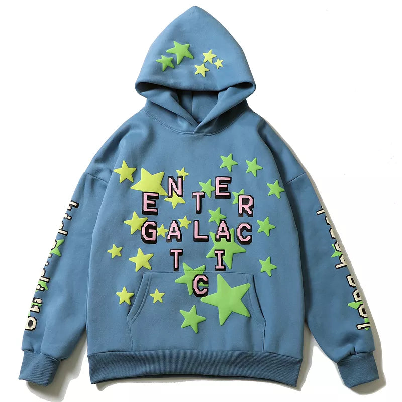 Kid Cudi Enter outlet Galactic Hoodie in Blue size mens xl