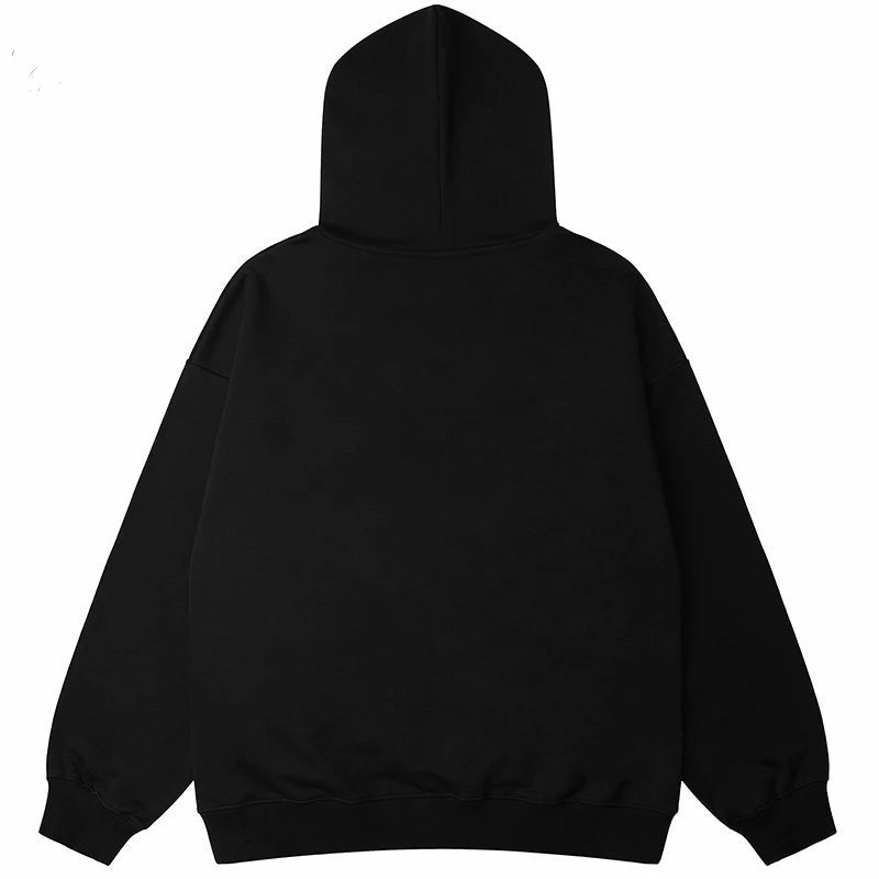 SUDADERA CON CAPUCHA FIGURA SOMBRA