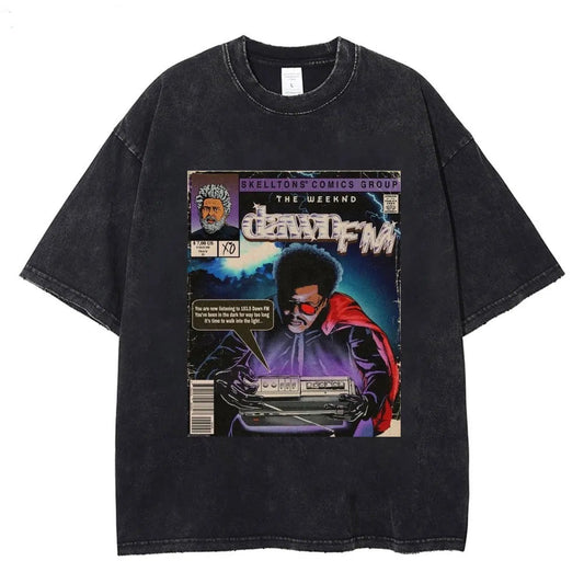 CAMISETA CÓMIC THE WEEKND DAWN FM