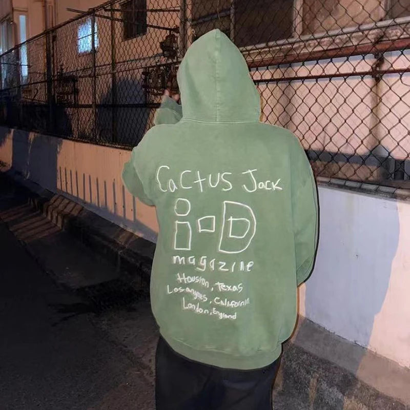 Cactus Jack Letter Hoodie