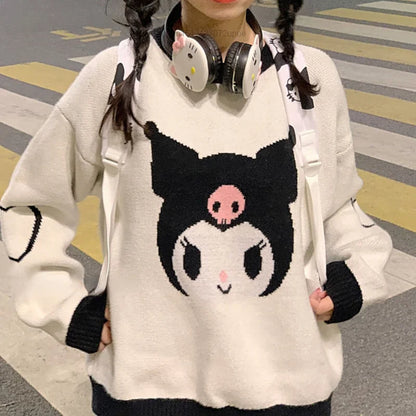 Kuromi Knitted Sweater