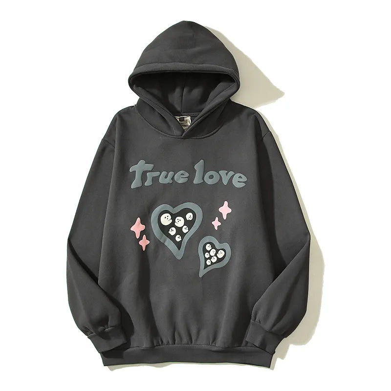 SUDADERA AMOR VERDADERO PLANETA ROTO