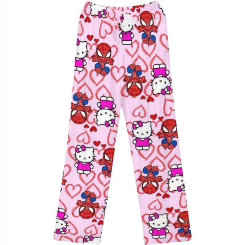 Hello Kitty & Spider-Man Pajama Pants