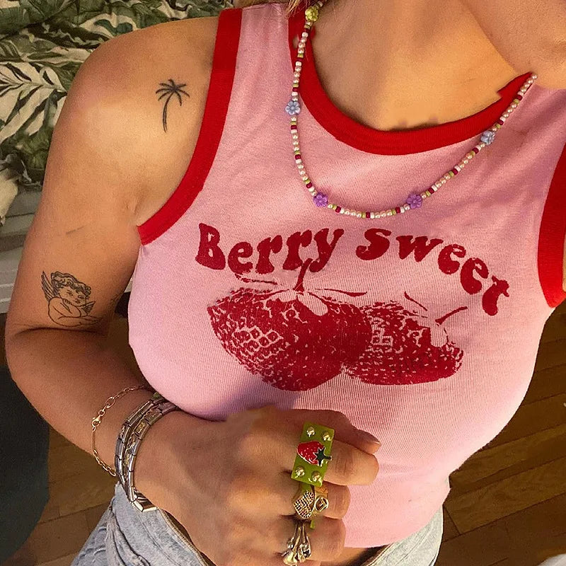 Berry Sweet Fitted Top